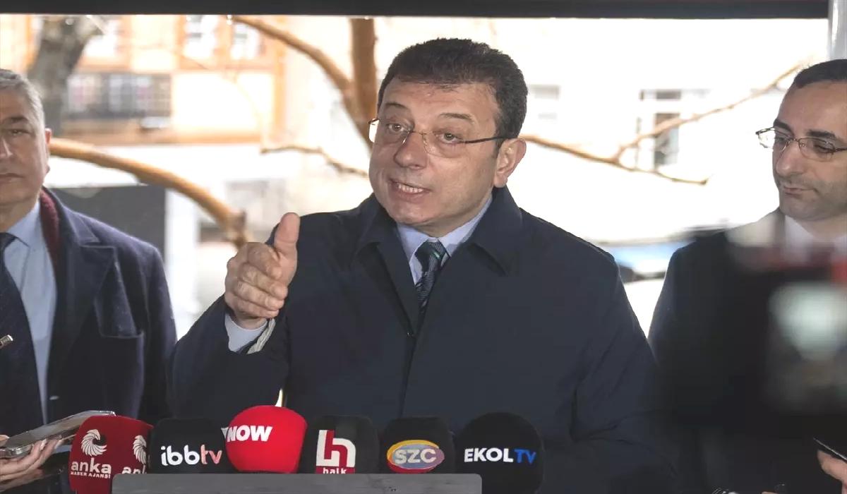 İBB Başkanı İmamoğlu, temel atma programından sonra gazetecilerin sorularını yanıtladı Açıklaması