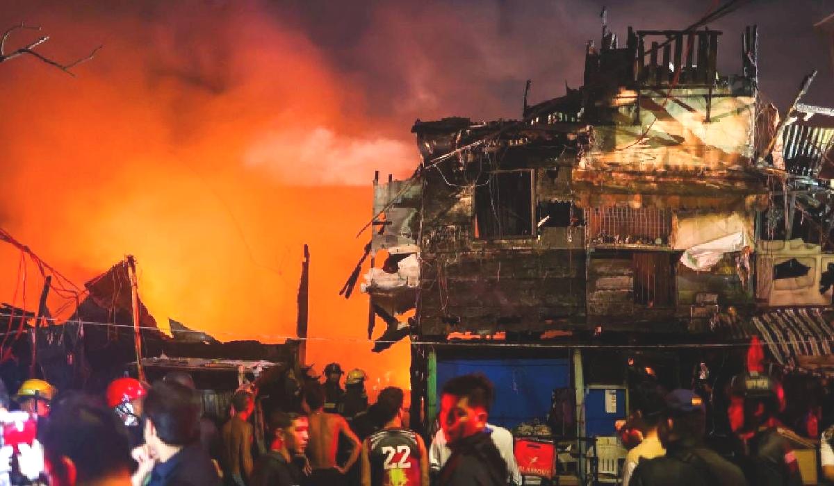 Filipinler’de yangın: Bin kişi evsiz kaldı