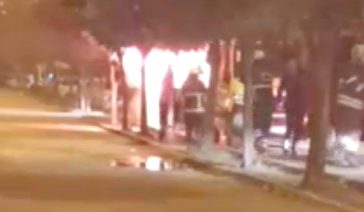 Adana’da tantuni satılan kamyondan alevler yükseldi