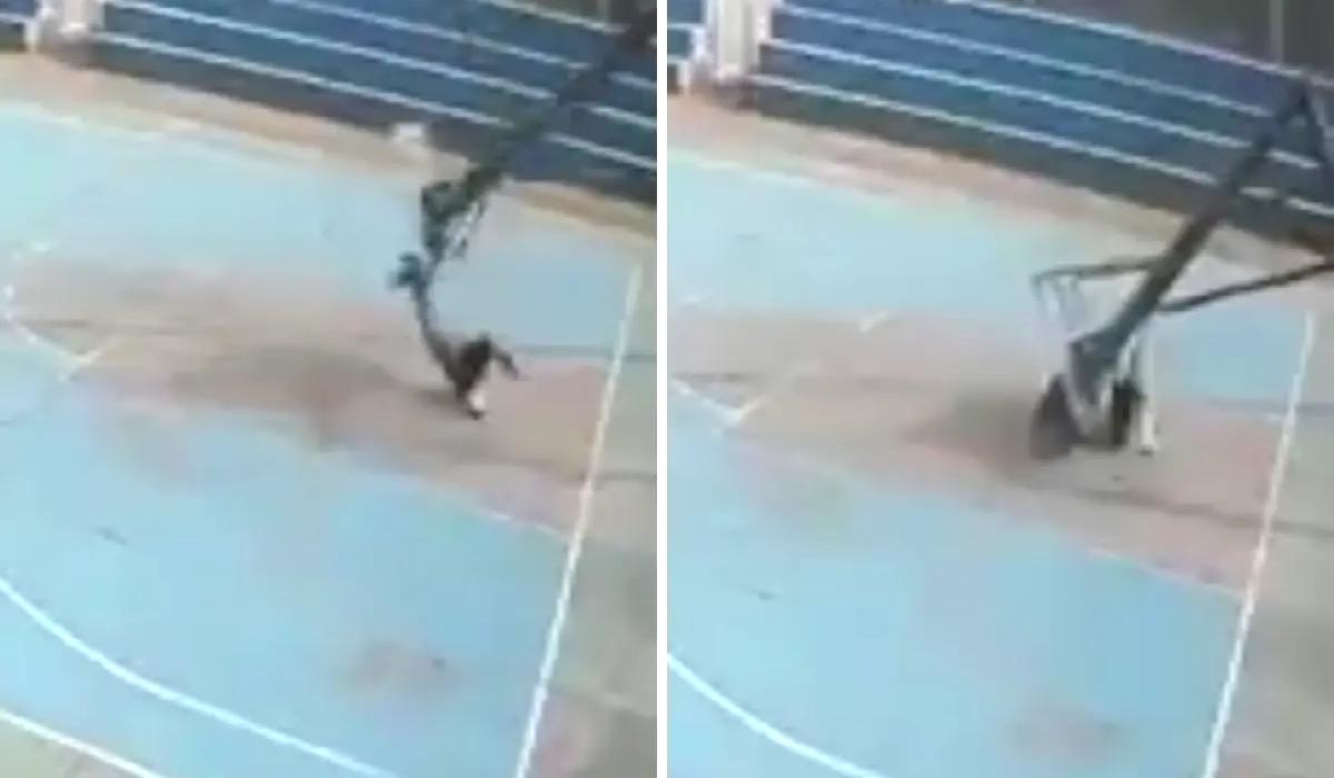 Basketbol oynarken feci şekilde can verdi