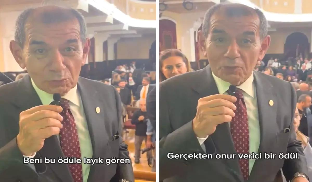 Dursun Özbek’ten bomba Fransızca röportaj