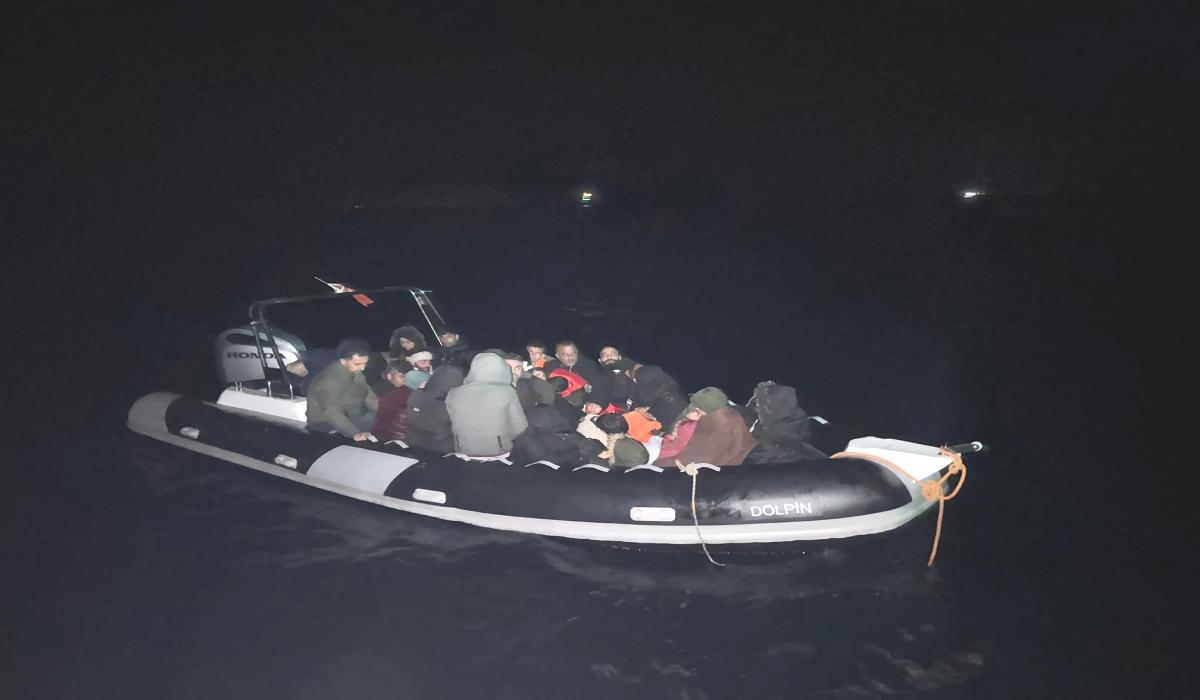 Fethiye’de 31 kaçak göçmen kurtarıldı