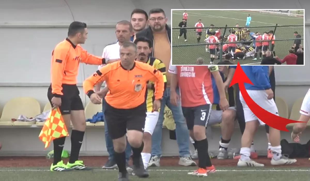 Hakemden maç esnasında hayat kurtaran müdahale