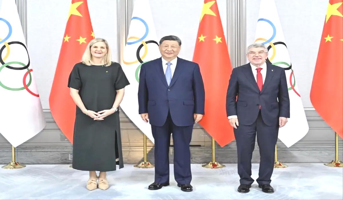 Xi Jinping, Olimpiyat Komitesi ile Görüştü