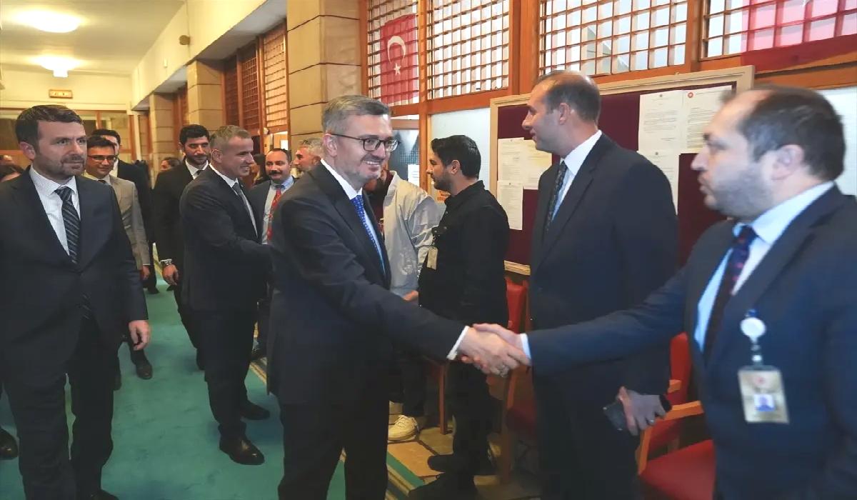 Burhanettin Duran Basın Koridoru’nda