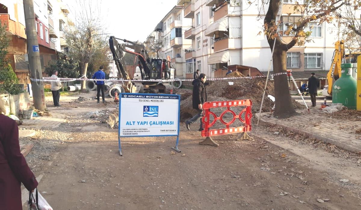 Kocaeli’de altyapı kazısında doğalgaz hattı patladı