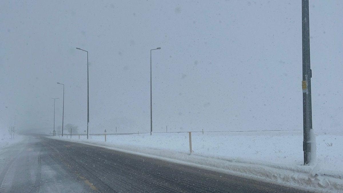 Kayseri-Erciyes kara yolu trafiğe kapatıldı