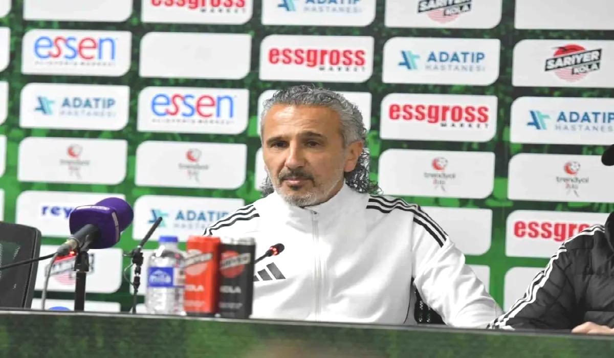 Trendyol 1. Lig’de Sakaryaspor-Maç Sonrası Açıklamalar